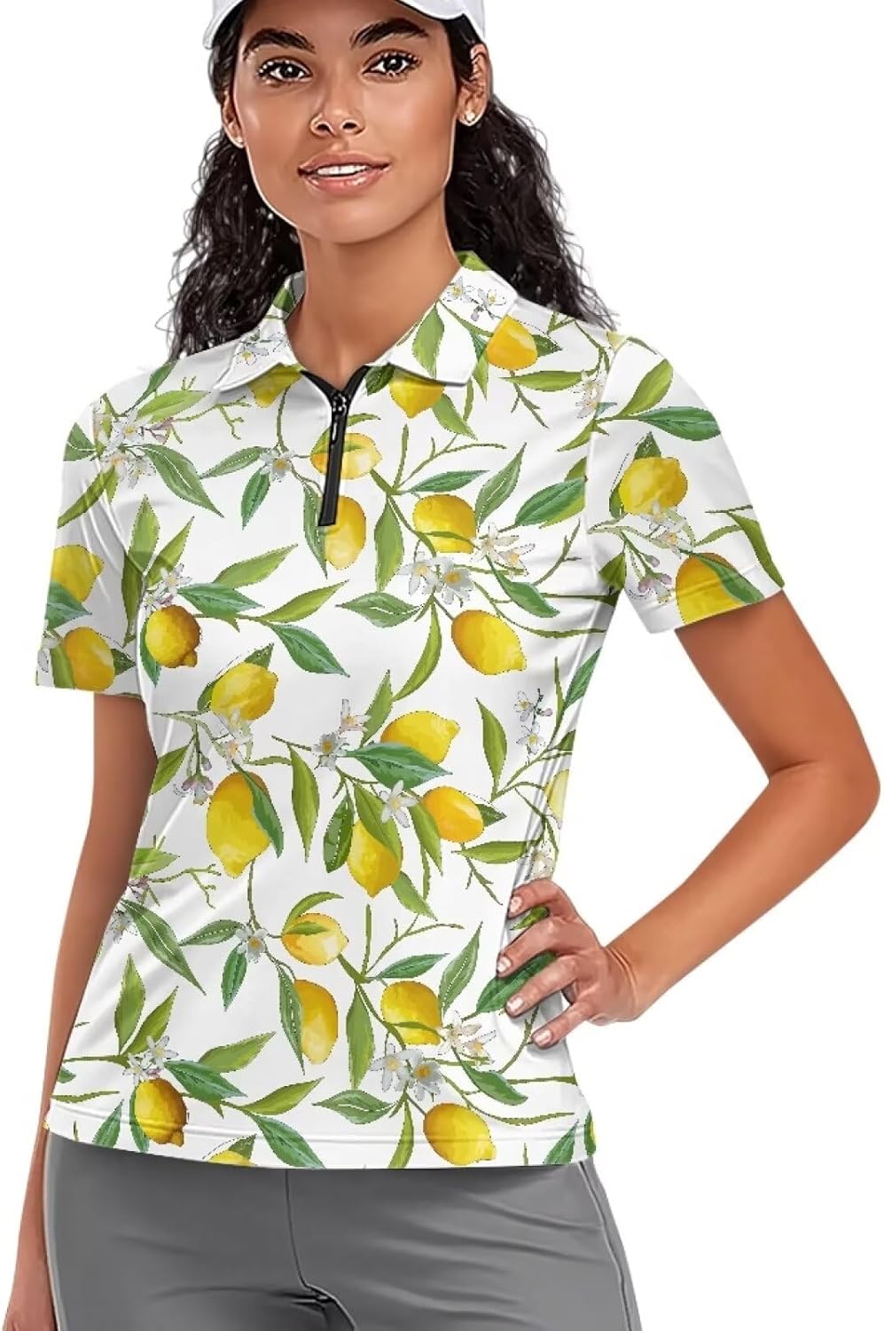 Short Sleeve Golf Shirts for Women Lightweight Moisture Wicking Tennis Shirts Workout Athletic Pullover Tops XS-2XL