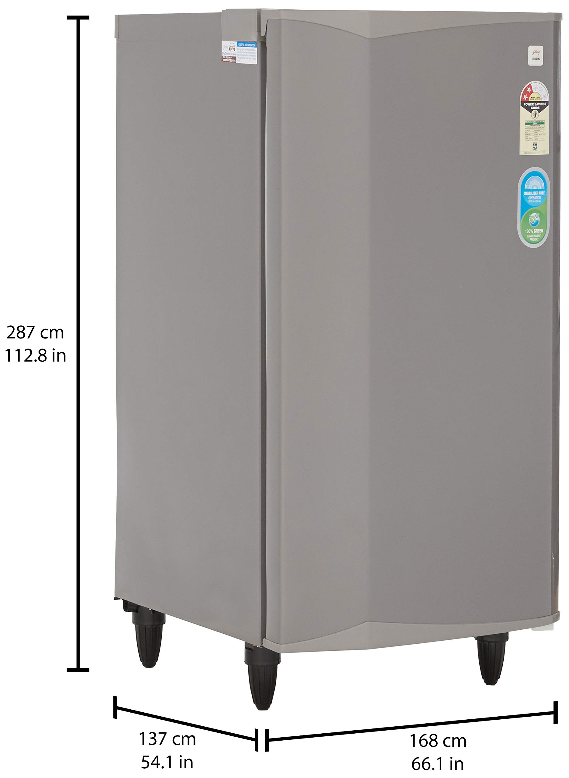 Godrej 181 L 2 Star ( 2019 ) Direct-Cool Refrigerator (R D AXIS