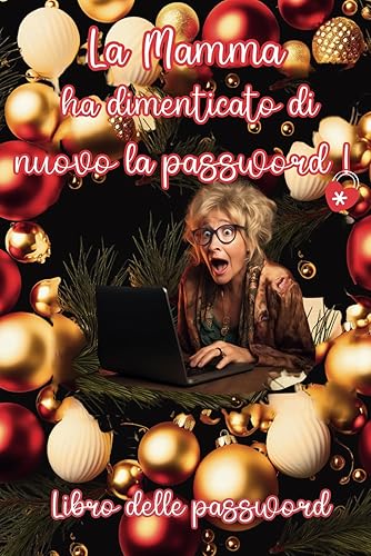 Quaderno delle Password: Per Smemorati. Libro delle password, con elenco alfabetico laterale, per non dimenticare piu’ di 415 password, siti web, nomi ... Regalo di Natale e per tutte le occasioni.
