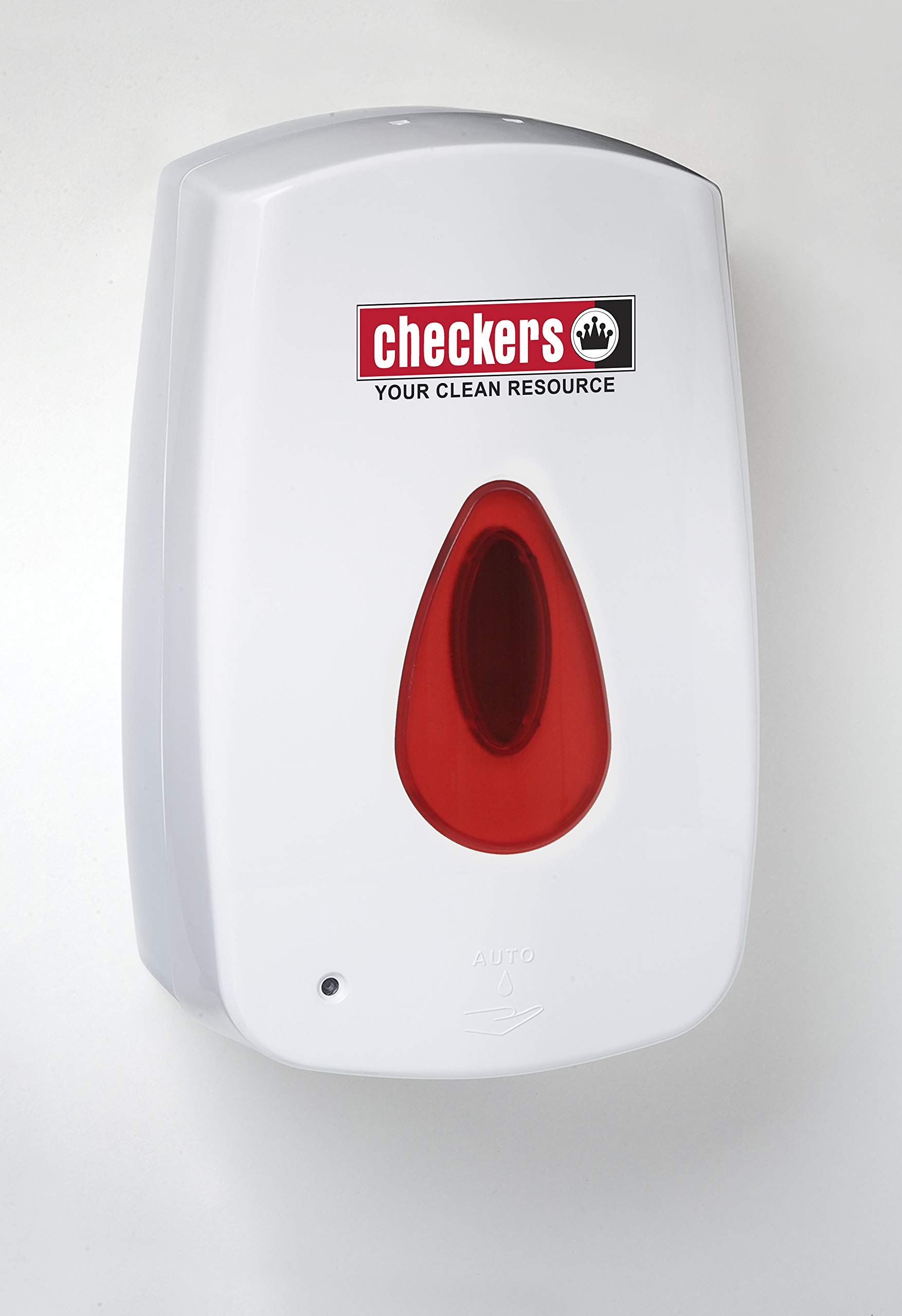 Checkers Touch-Free SOAP/SANITIZER Dispenser - White