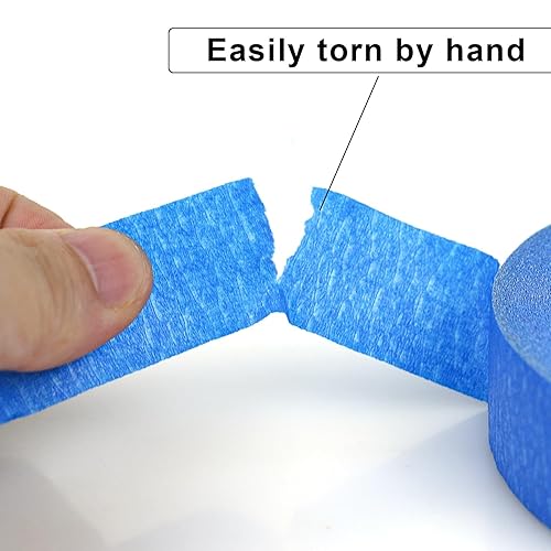 Miniatura 5 de Paquete de 2 Cintas Azules para Pintores - Cinta de Enmascarar de 1 Pulgada de Ancho - Multisuperficie, Adhesión Inteligente, Interior y Exterior -