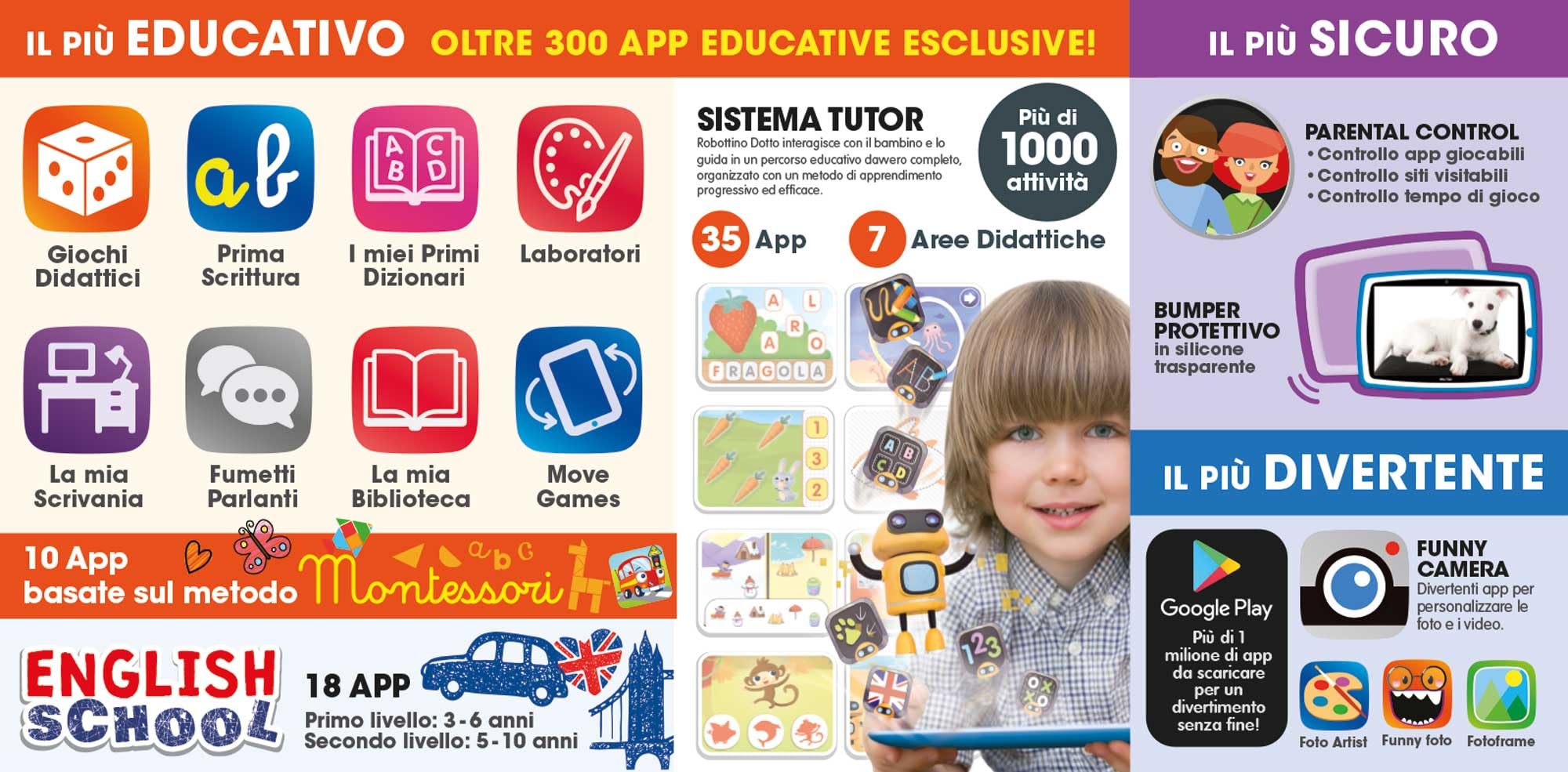 Liscianigiochi Hi Tech Educativo Mio Tab Tutor 10