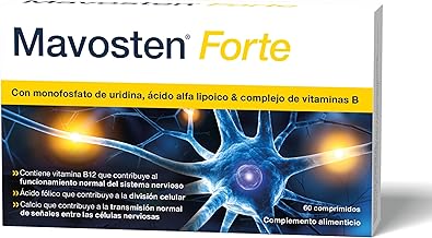Mavosten® Forte – Complesso di micronutrienti di alta qualità con acido alfa-lipoico, uridina monofosfato, tutte le vitamine del gruppo B e calcio, per favorire la salute dei nervi – 60 compresse