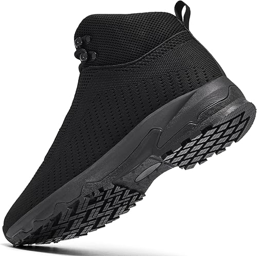 Miniatura 2 de SHULOOK Botas de trabajo antideslizantes para hombre, antideslizantes, ligeras, para cocina, cocina, restaurante, servicio de alimentos, zapatos de