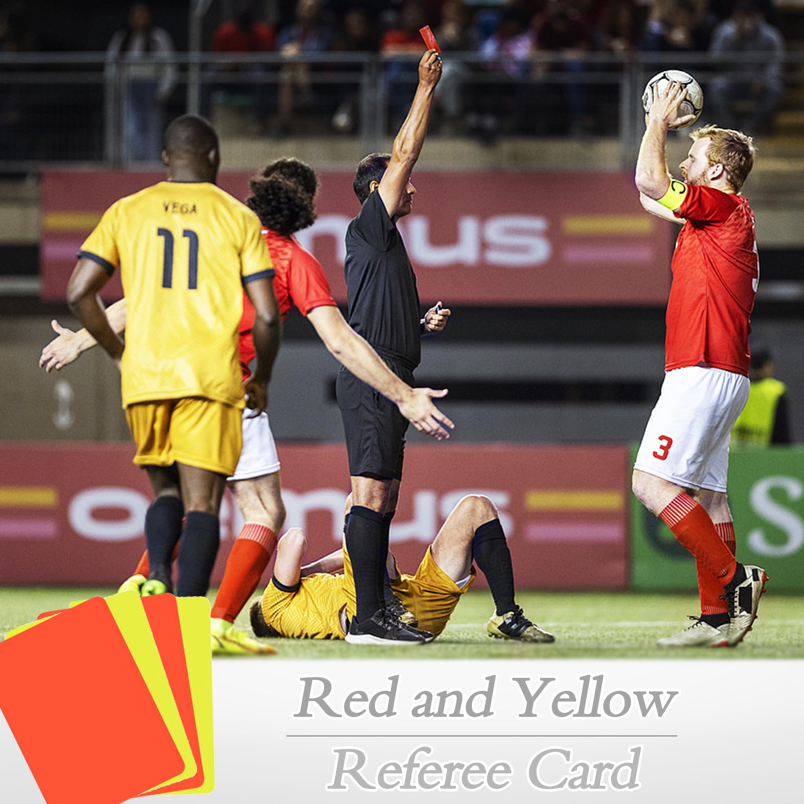 SUPVOX Ensemble D'arbitre De Football Avec Sifflet En Métal