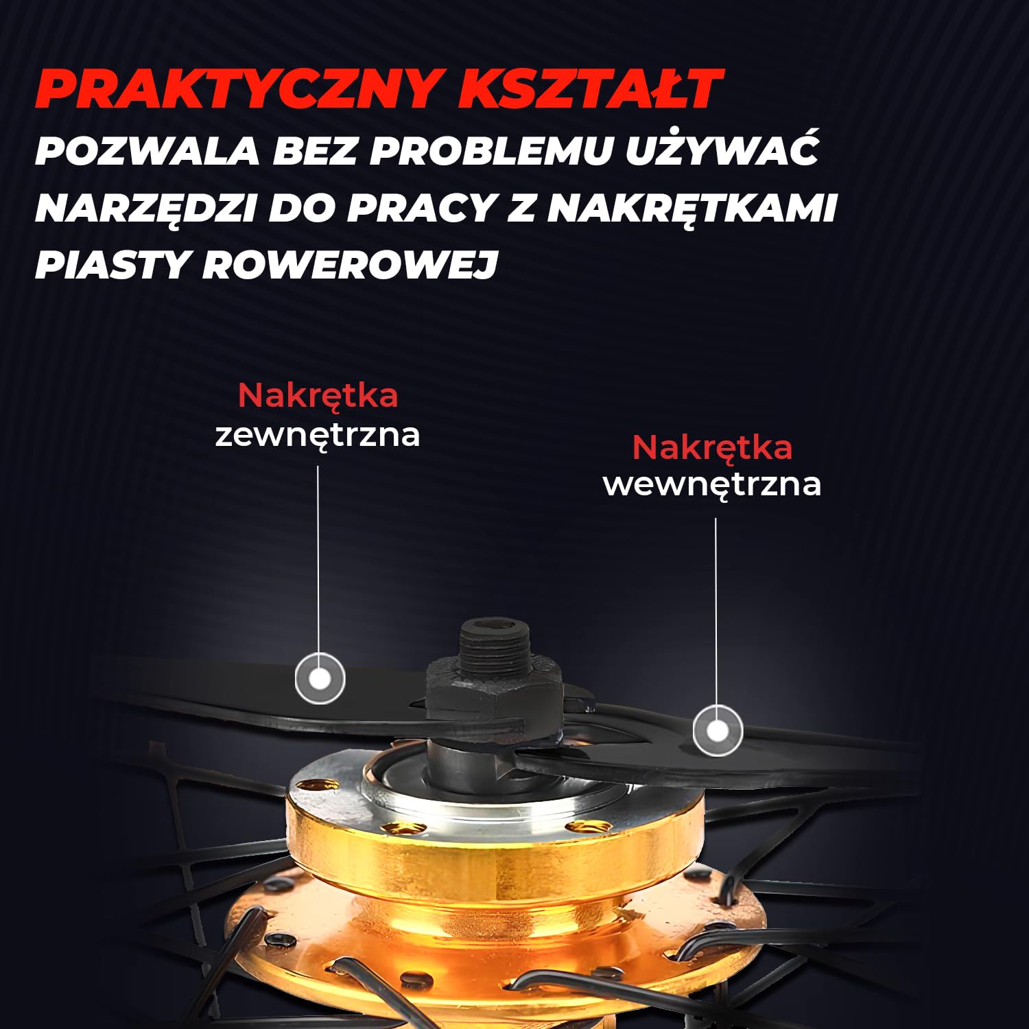 Zestaw Kluczy do Konusów Rowerowych 13–16 mm – Klucze do Piast i Łożysk Konusowych | Precyzyjne Narzędzie Serwisowe do Regulacji Nagrów