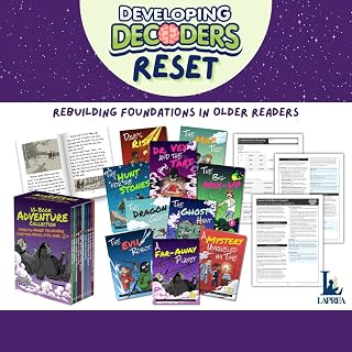 Developing Decoders Reset: Decodable Chapter Books Ages 10+ for Struggling Readers and Dyslexia Support | 10-Book Phonics Intervention Set with Lesson Plans, Science of Reading