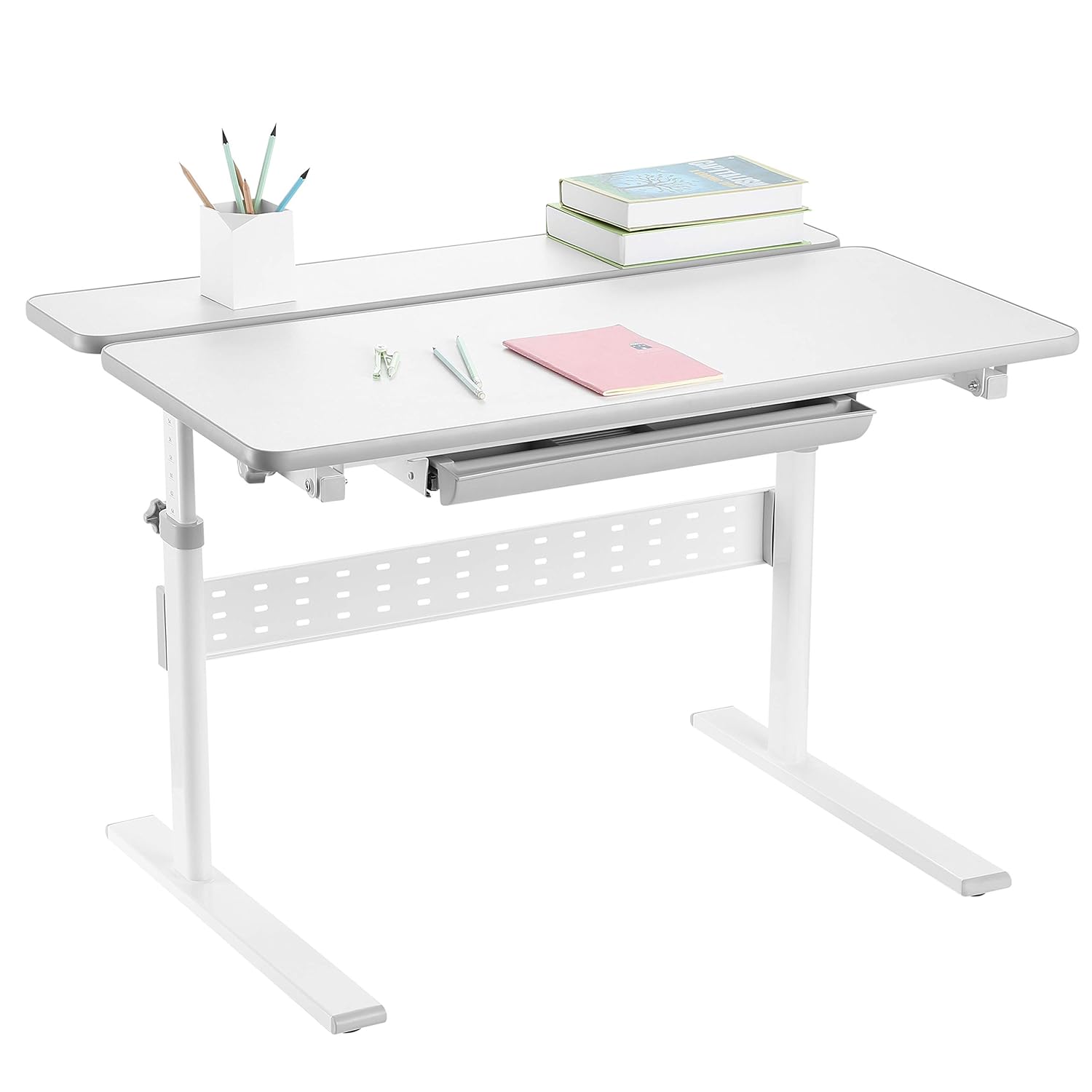 KIDOMATE Kids/Teens Auto Height Adjustable Study Table with Tiltable