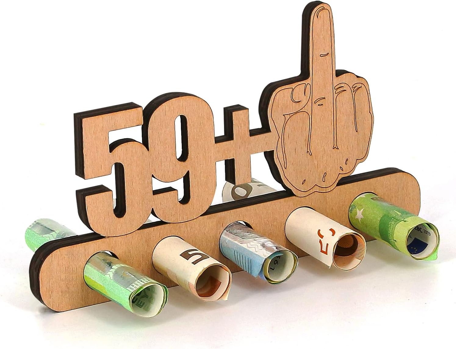 Amazon.de 60. Geburtstag Geldgeschenk Holz, Geldgeschenke Verpackung, Kreatives Geldgeschenke