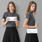 Larcenciel Clutch Purses for Women, Sparkling Envelope Evening Bag with Detachable Chain