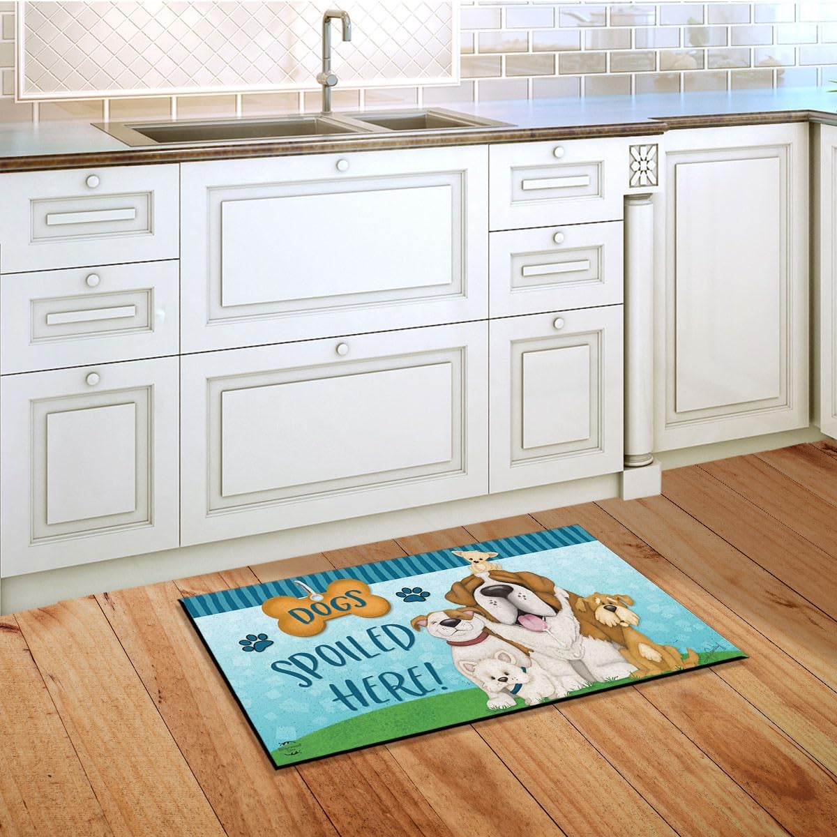 Briarwood Lane Dogs Spoiled Here Doormat