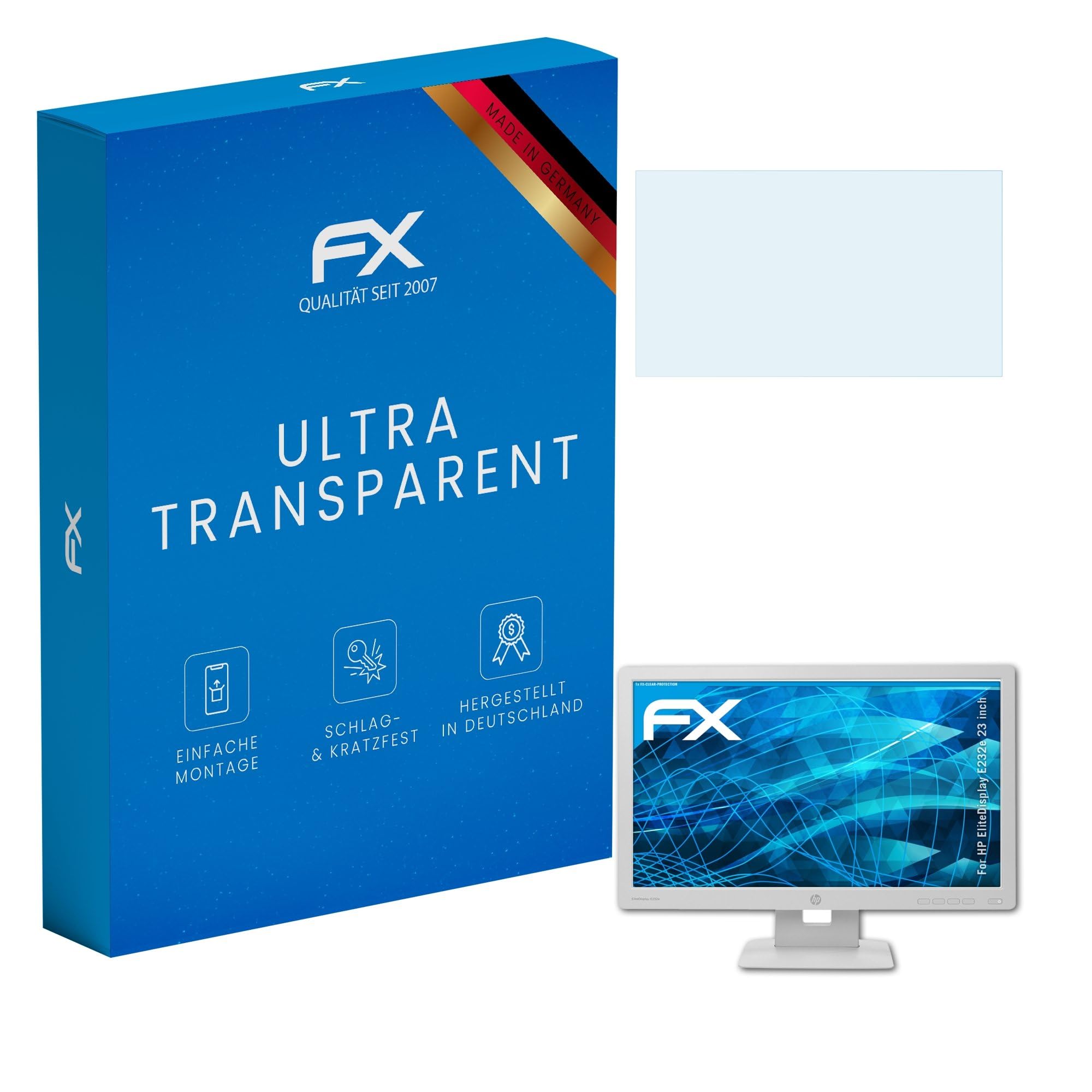 atFoliX Screen Protection Film compatible with HP EliteDisplay E232e 23 inch Screen Protector, ultra-clear FX Protective Film