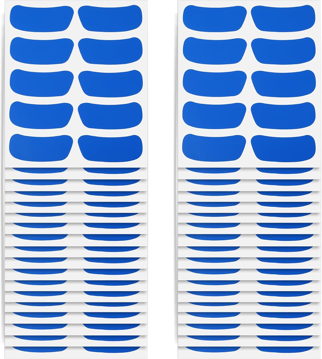 180 Pairs Sports Eye Black Stickers for Kids, Breathable Eye Strips for Football, Baseball, Softball, Lacrosse Fans, Perfect for Sports Spirit Themed Parties and School Birthday Supplies (Blue)