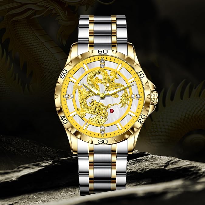 Watches for Men Automatic Watches Dragon Watch Series Mechanical Luxury Watch Luminous Waterproof Diamond Fashion Wrist Watch