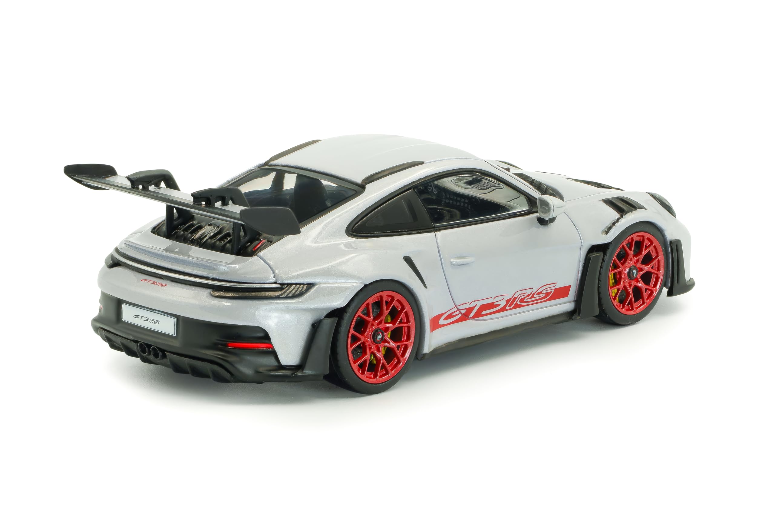 1:43 Porsche 911 (992) GT3 RS Ice Grey Metallic W/PYRO Red 2023