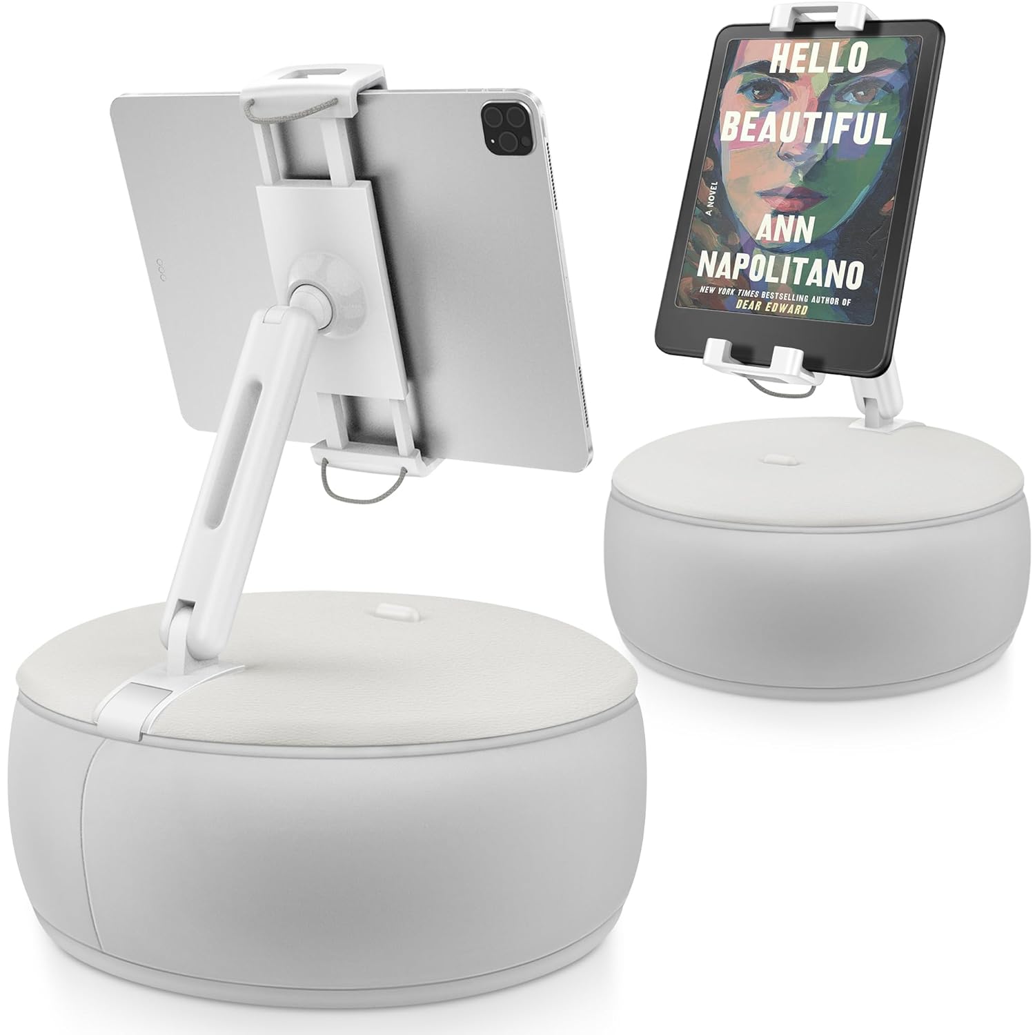 AboveTEK Tablet Pillow Stand Holder for Bed Ideal Gift for Mom Hands-Free 360 Swivel iPad Kindle Pillow Stand