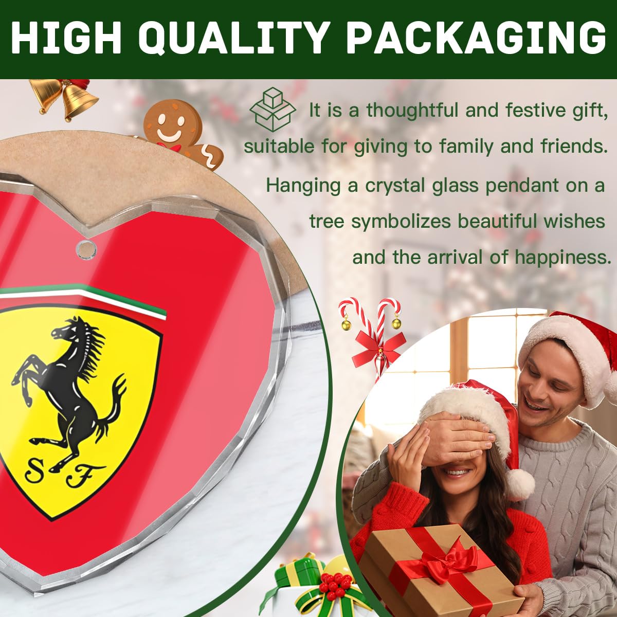 フェラーリF1レースカークリスタルガラス彫刻 クリスタルガラスフェラーリ250GTO 人気 商品 通販