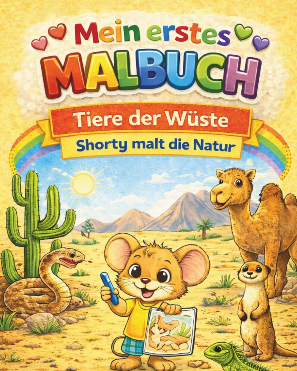 Mein erstes Malbuch - Tiere in der Wüste: Shorty malt die Natur