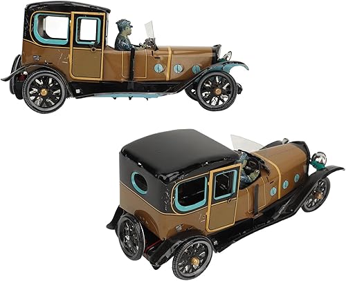 Miniatura 3 de Juguete de coche vintage de relojería, juguete de coche hecho a mano de hojalata, juguete retro para coleccionar, regalo, fiesta, cumpleaños, #111,