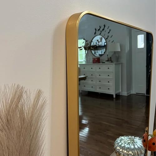 Miniatura 5 de Gold 24 "x36 Rectangular Bathroom Wall Mirror