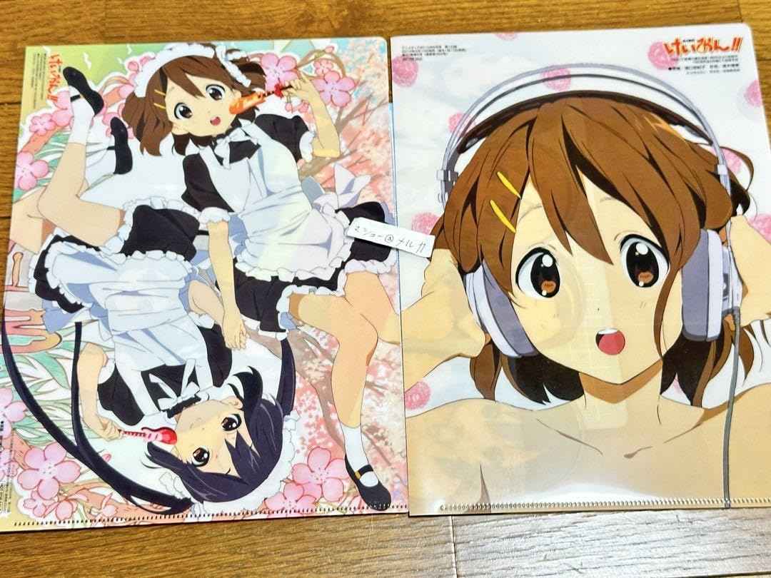Amazon.co.jp: けいおん クリアファイル セット 平沢唯 中野梓 京アニ