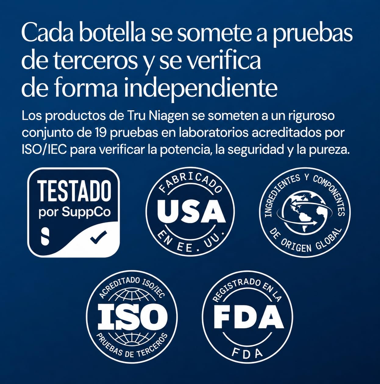 TRU NIAGEN Suplemento NAD+ 300 mg x 30 Cápsulas, 1 al día, 1 mes, 1 frasco | Clínicamente estudiado; Niagen NR contribuye a reducir el cansancio y la fatiga y a generar NAD+