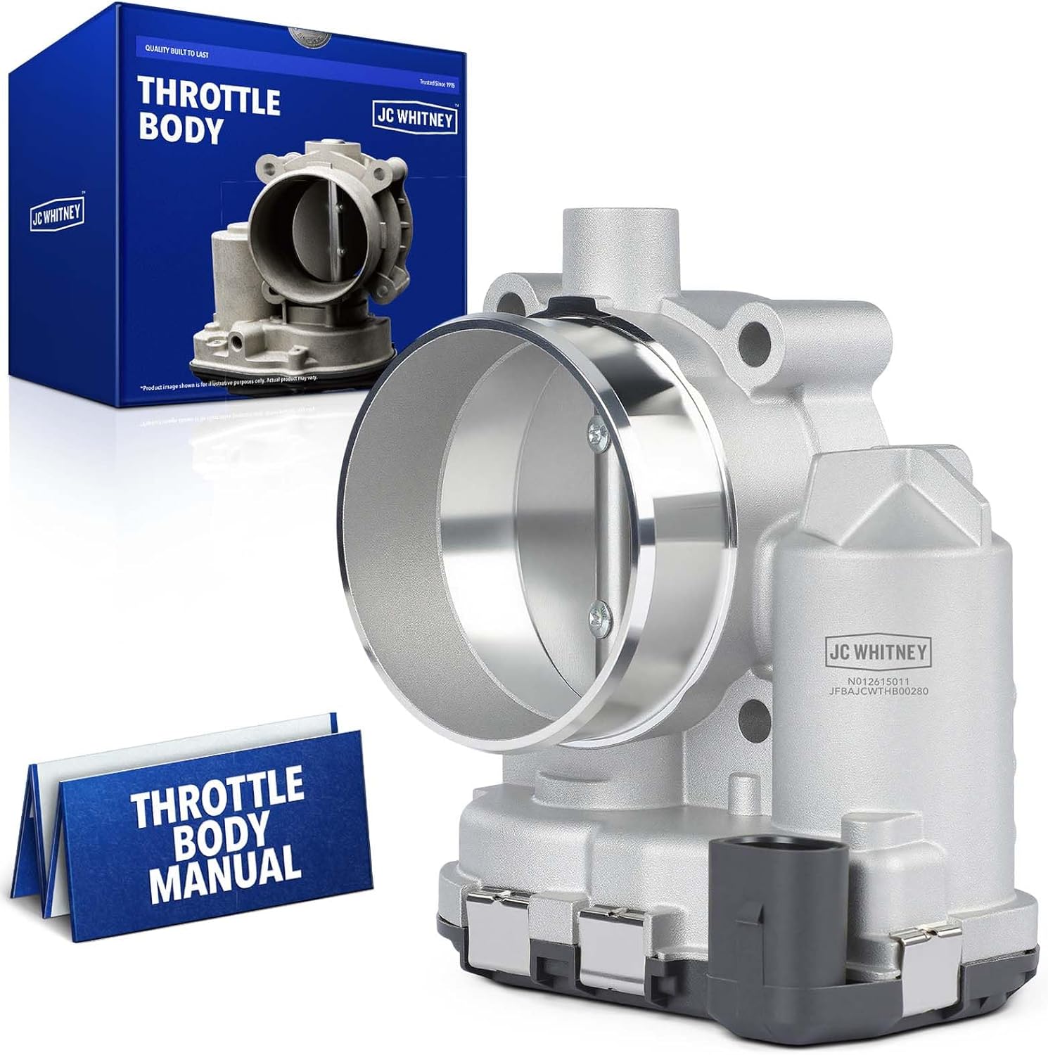 JC Whitney JFBAJCWTHB00280 Throttle Body - Compatible with Buick LaCrosse 2005-2008, Rendezvous 2004-2006, Allure 2005-2008, Cadillac SRX 2004-2006, CTS 2004-2007 - 2.8L 3.6L