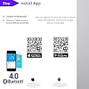 CROWN Bluetooth Digital BMI Body Weight Scale | Smart Fitness Weighing Scale with Body Fat Analyzer | Wireless Body Composition Tracker for Home & Gym gallery image