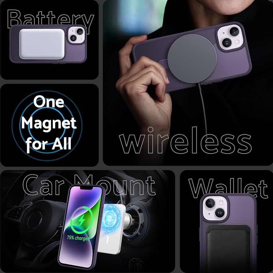 DASFOND iPhone 14/13 6.1インチ パープル Amazon.co.jp: DASFOND iPhone 14 用 ケース iPhone13 ケース