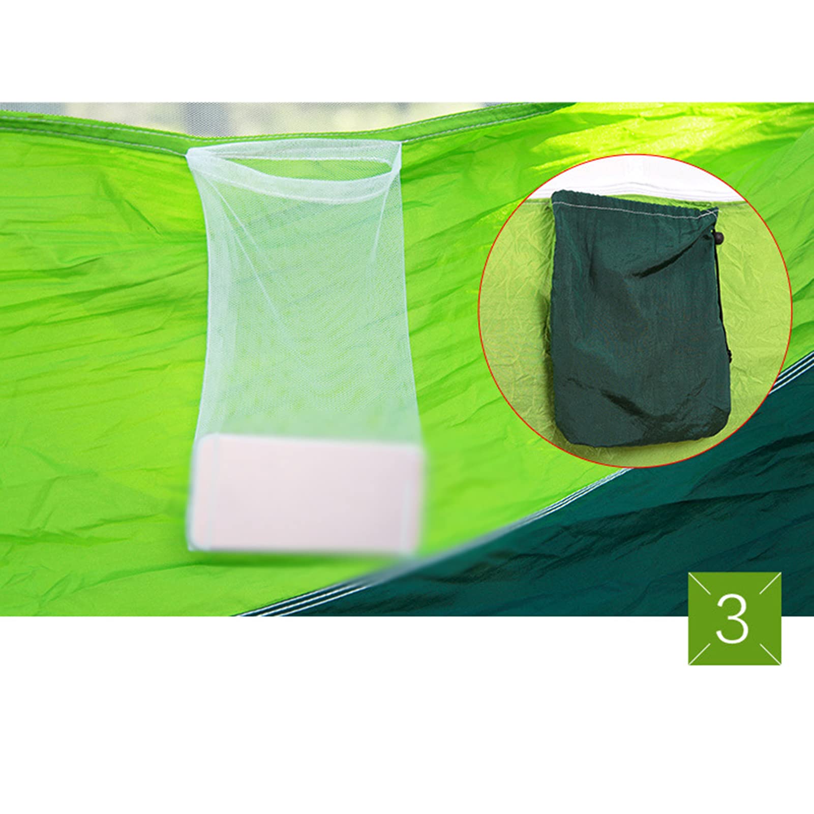 Hamaca para Exteriores, Hamaca De Viaje Ultraligera Mosquitero Hamaca Ultra Ligera, Hamaca Mosquitero para Jardín Acampada Exterior, Playa, Patio