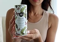 Vista 3 de Herb & Root Polvos corporales sin talco. Conjuntos de rosa, vainilla, sándalo, lavanda, jazmín y regalos (tamaño completo, vainilla)