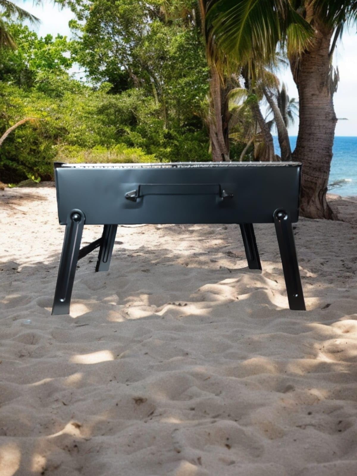 Barbecue da tavola per pic nic giardino da 1 a 4 persone 35,3x26,6 cm BBQ grigliate mare montagna ovunque