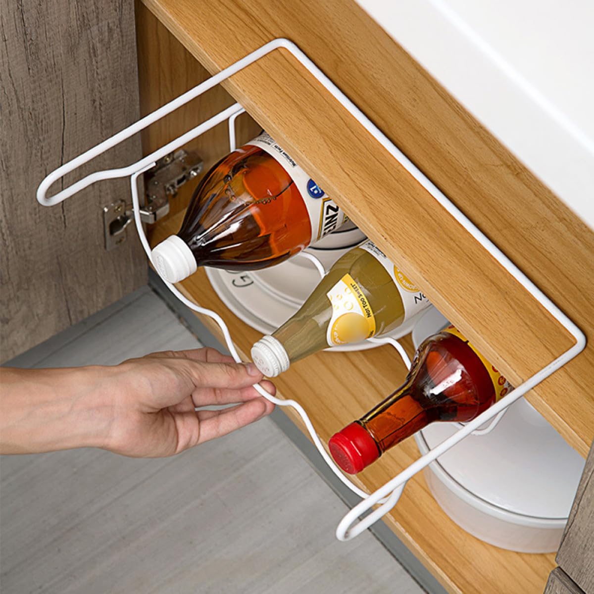 COLLBATH Porte-bière Suspendu en Fer Blanc pour Bouteilles de Bière