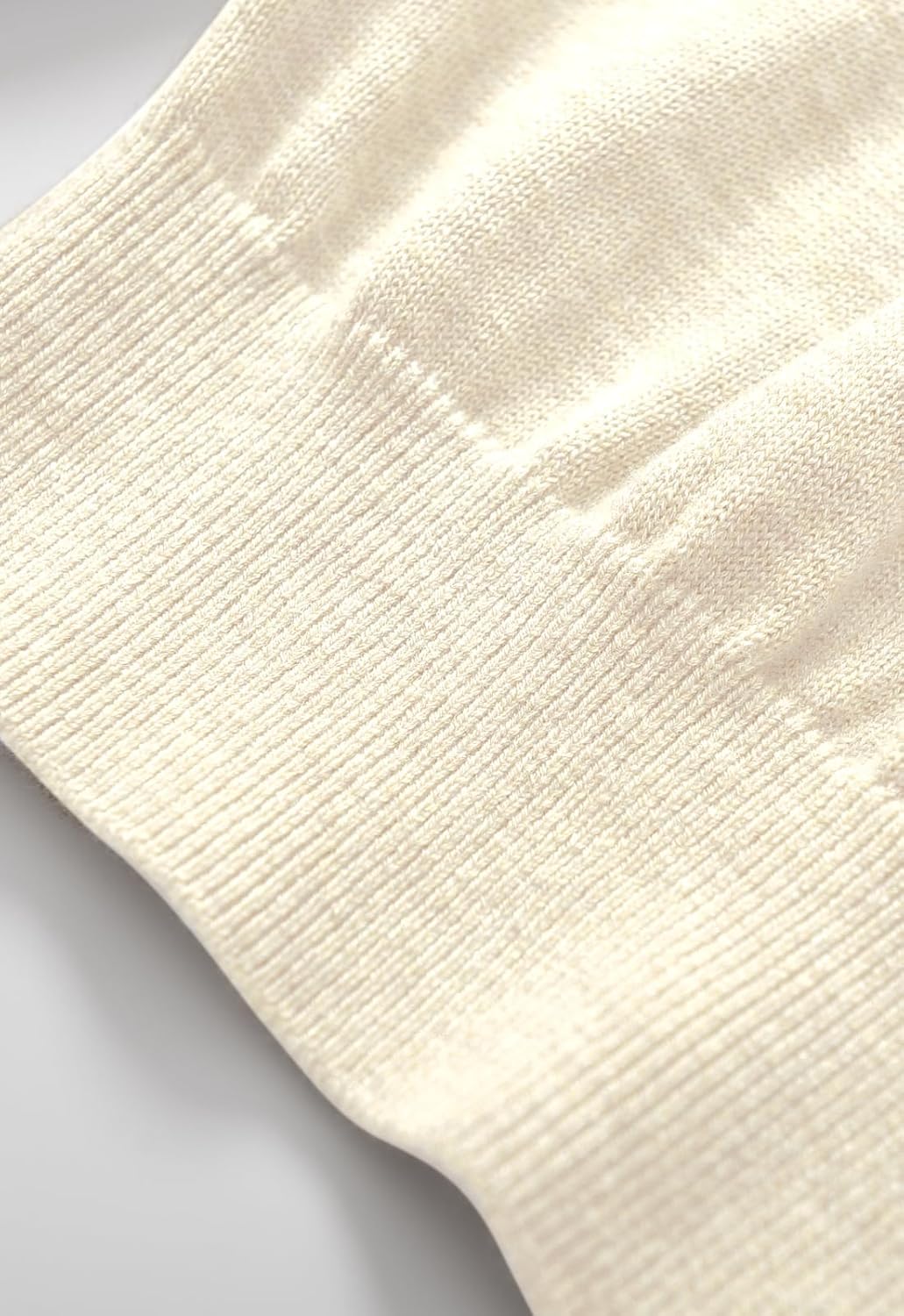 Men's 100% Merino Wool Mock Neck Sweater, Long Sleeve Solid Pullover