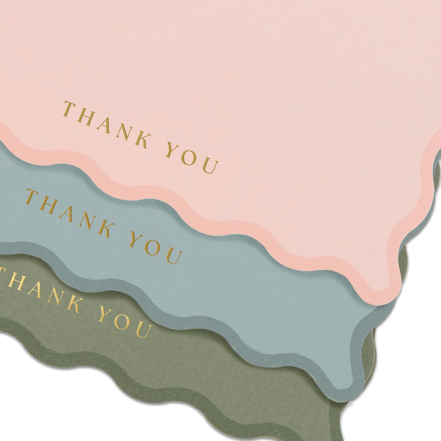 Beautiful Thank You Cards Set of 30 With Envelopes and Stickers - Elegant Blank Cards For Personalized Notes - Perfect Bulk Stationary Set For All Occasions incl. Weddings, Business & Baby Showers
