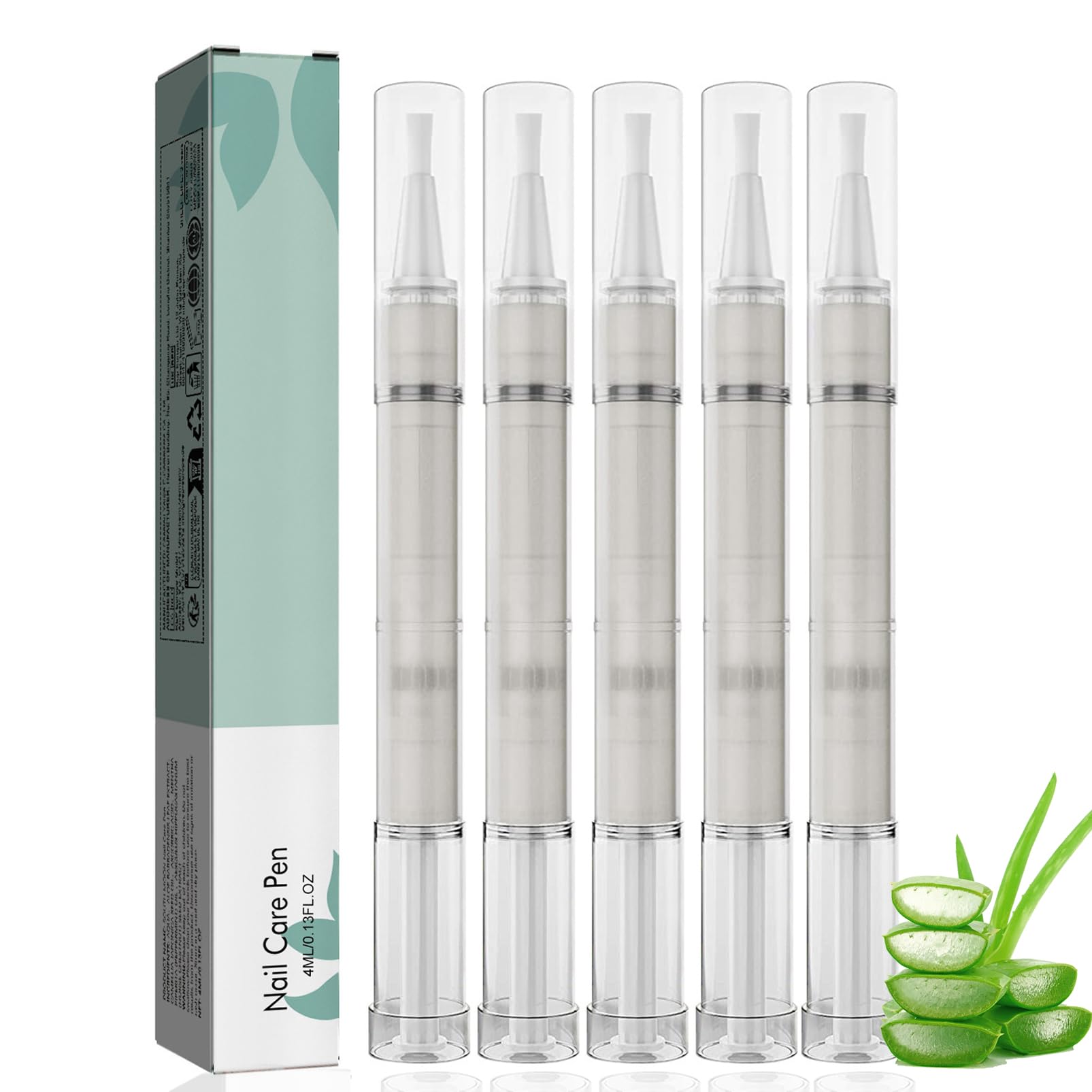 5Pcs Nail Care Pen, Nail Repair Pen, Nail Pen for Fingernails and Toenails Extra Strong Nail Growth Pen
