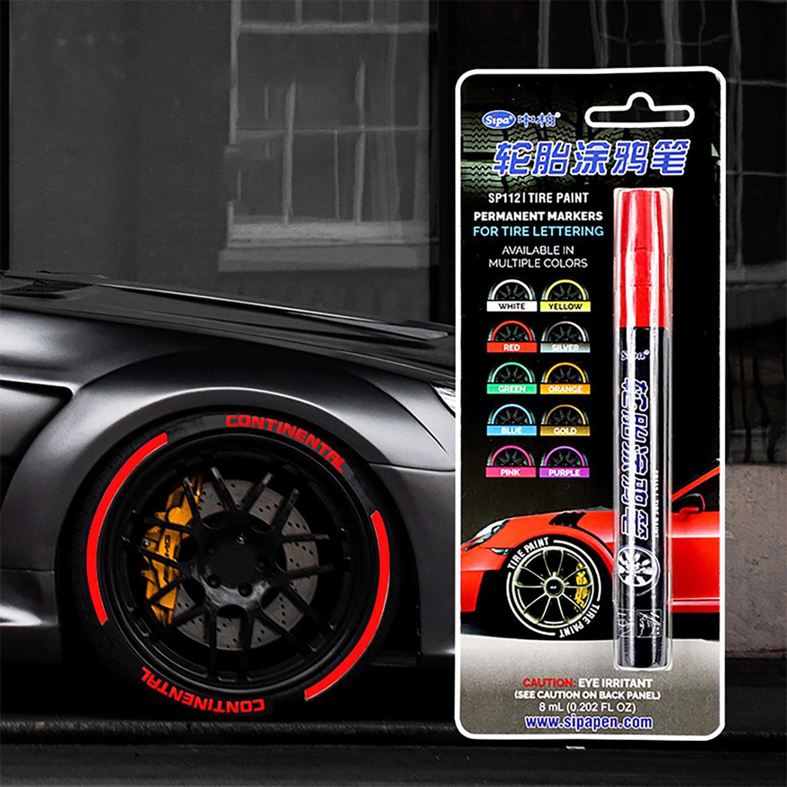 Pennarello Per Pneumatici Impermeabile - Non Sbiadisce, Per Graffiti E Decorazioni - Foto 7