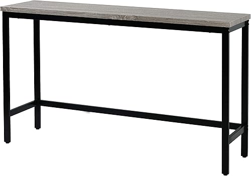 Miniatura 6 de Merax Juego de mesa de pub con altura de mostrador con 3 taburetes mesa de bar y silla juego de mesa de comedor de 4 piezas con marco de metal