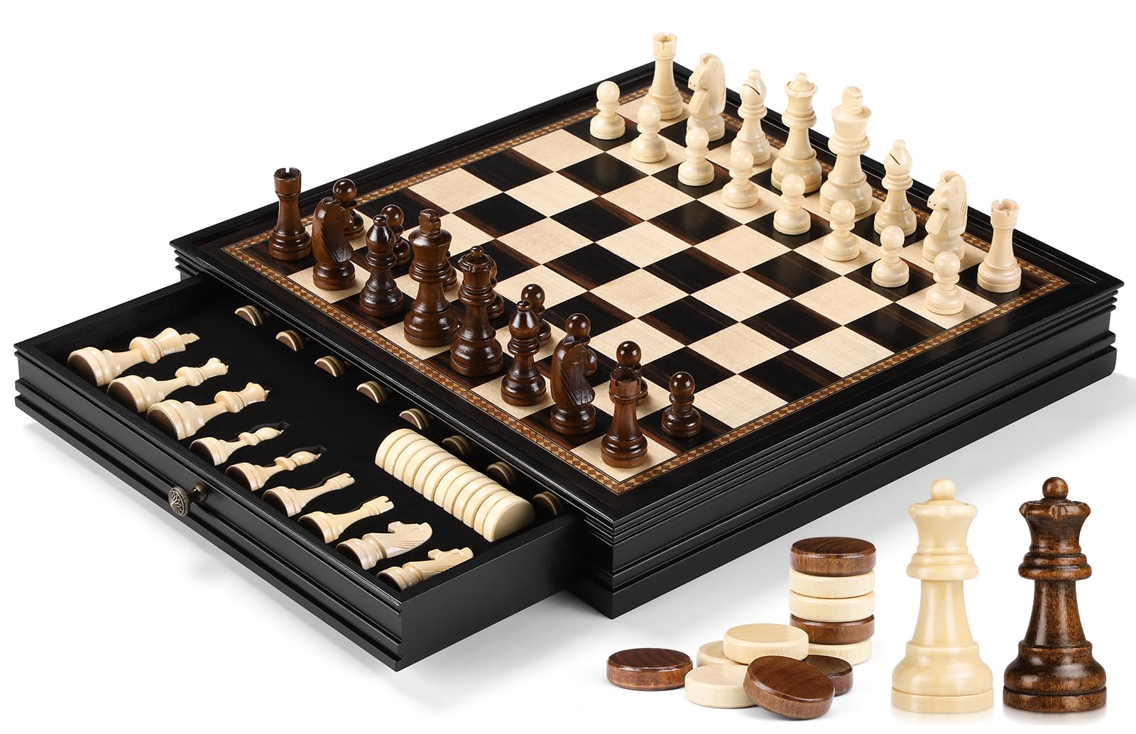 peradix échecs et dames magnétique 2
