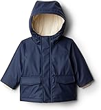 Amazon Essentials x Sofia Grainge Toddlers and Baby Boys' Water-Repellent Rain Jacket 4T Navy
