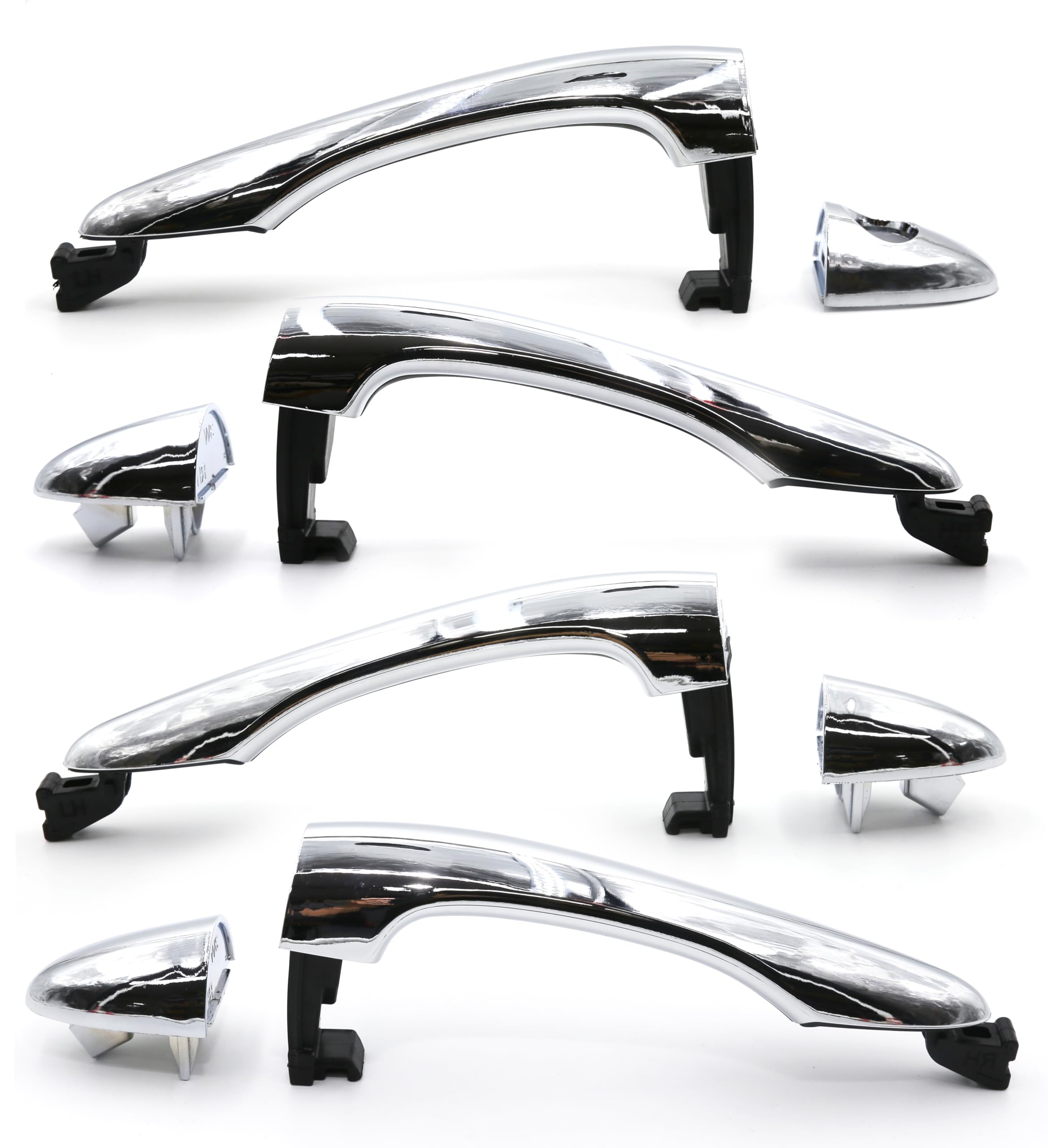 8Pcs Front Rear Exterior Chrome Door Handle Set for Kia Sportage 2011 2016