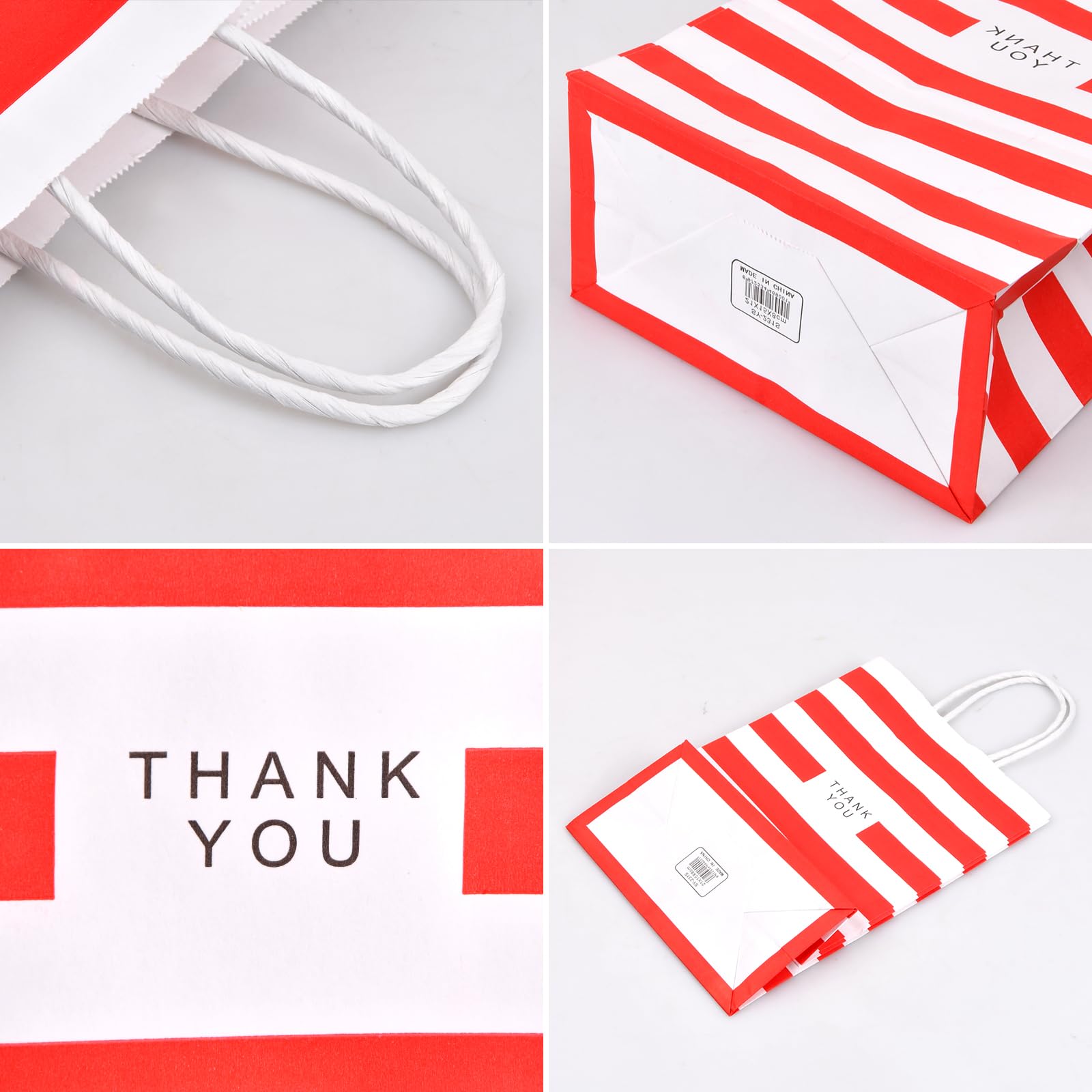 15 Sacchetti Regalo Di Carta Kraft - 15x8x21 Cm, Colore Nero, Riciclabili, Per Compleanni, Matrimoni, Natale