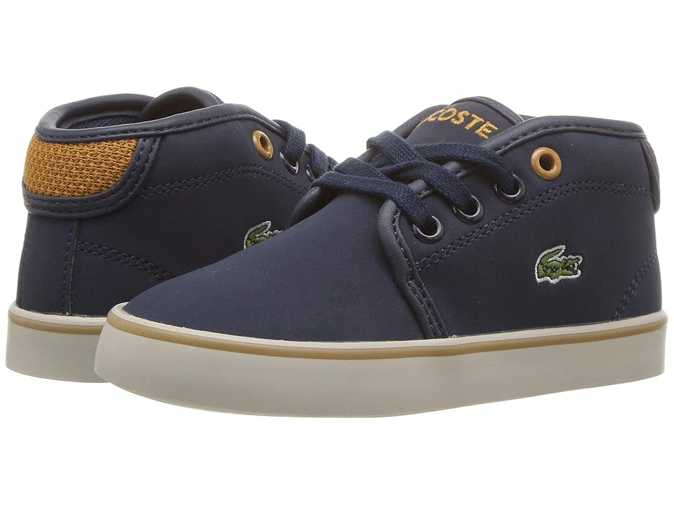 

Lacoste Kids Ampthill 318 (Toddler/Little Kid) (Navy/Dark Tan) Kid's Shoes