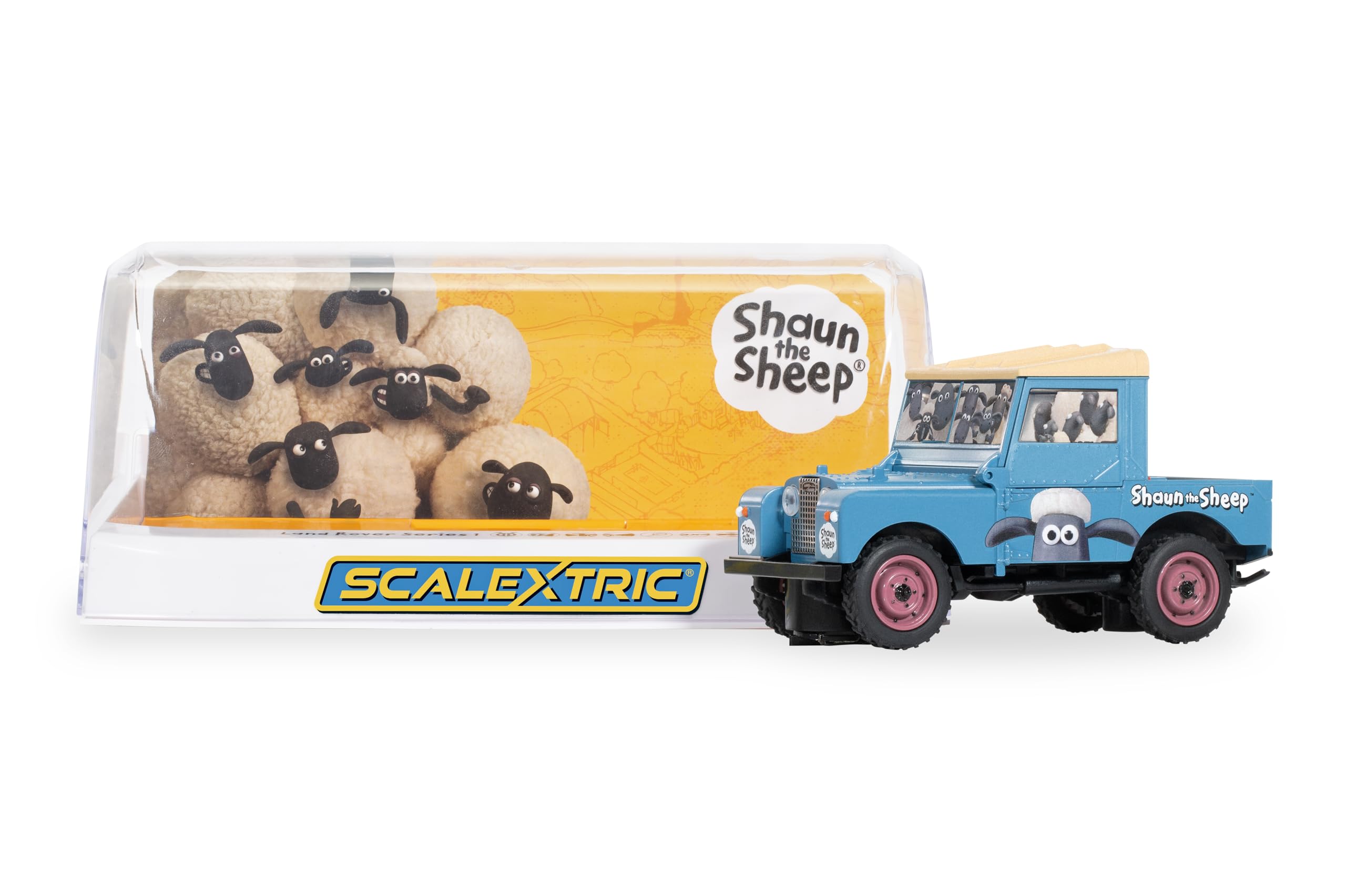 Scalextric Land Rover Series 1 Shaun The Sheep Scalextric Car C4543