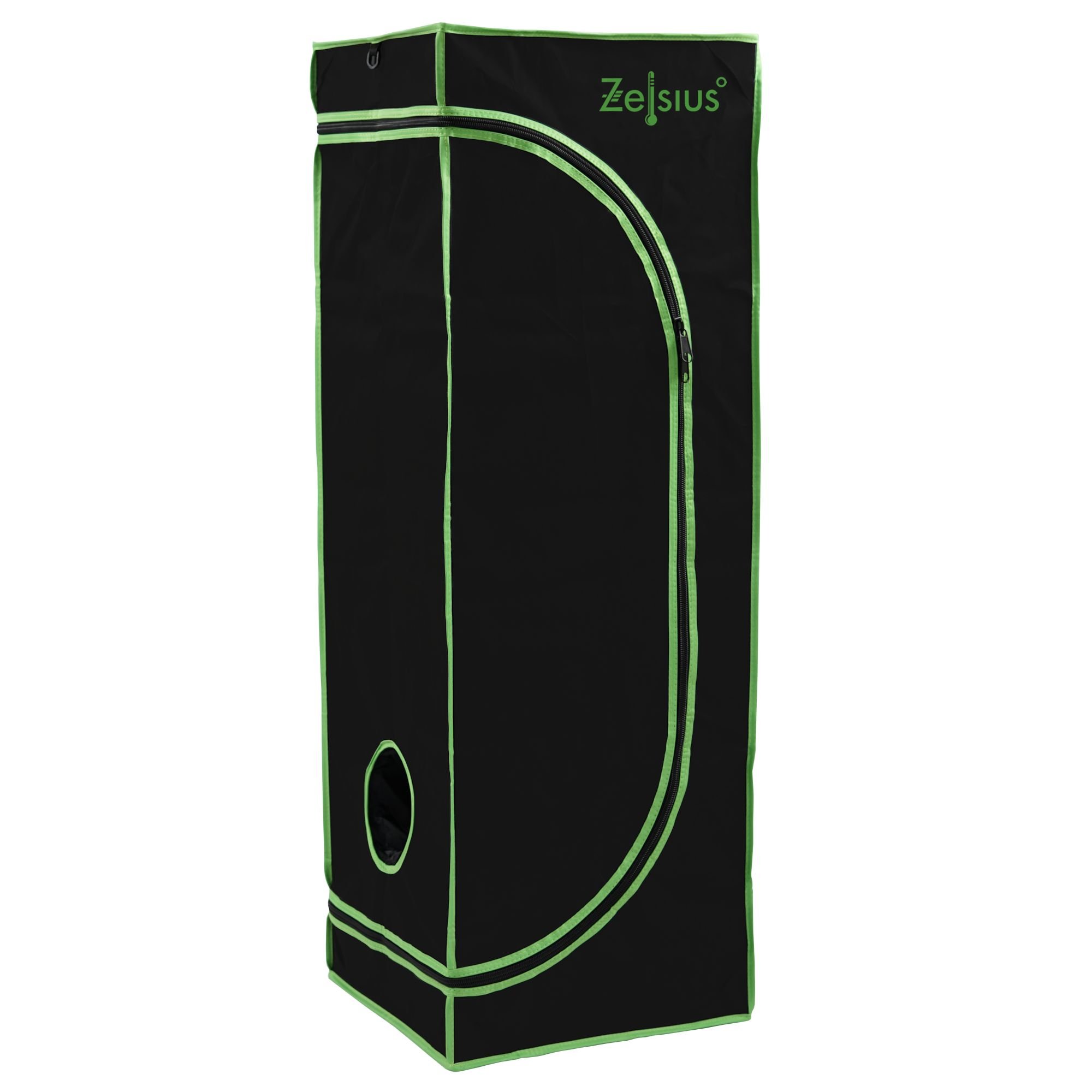 Zelsius namiot do upraw MyHomeGrow, do wewnątrz, czarno-zielony, ciemnia, namiot do uprawy roślin, szklarnia (100 x 100 x 200 cm)