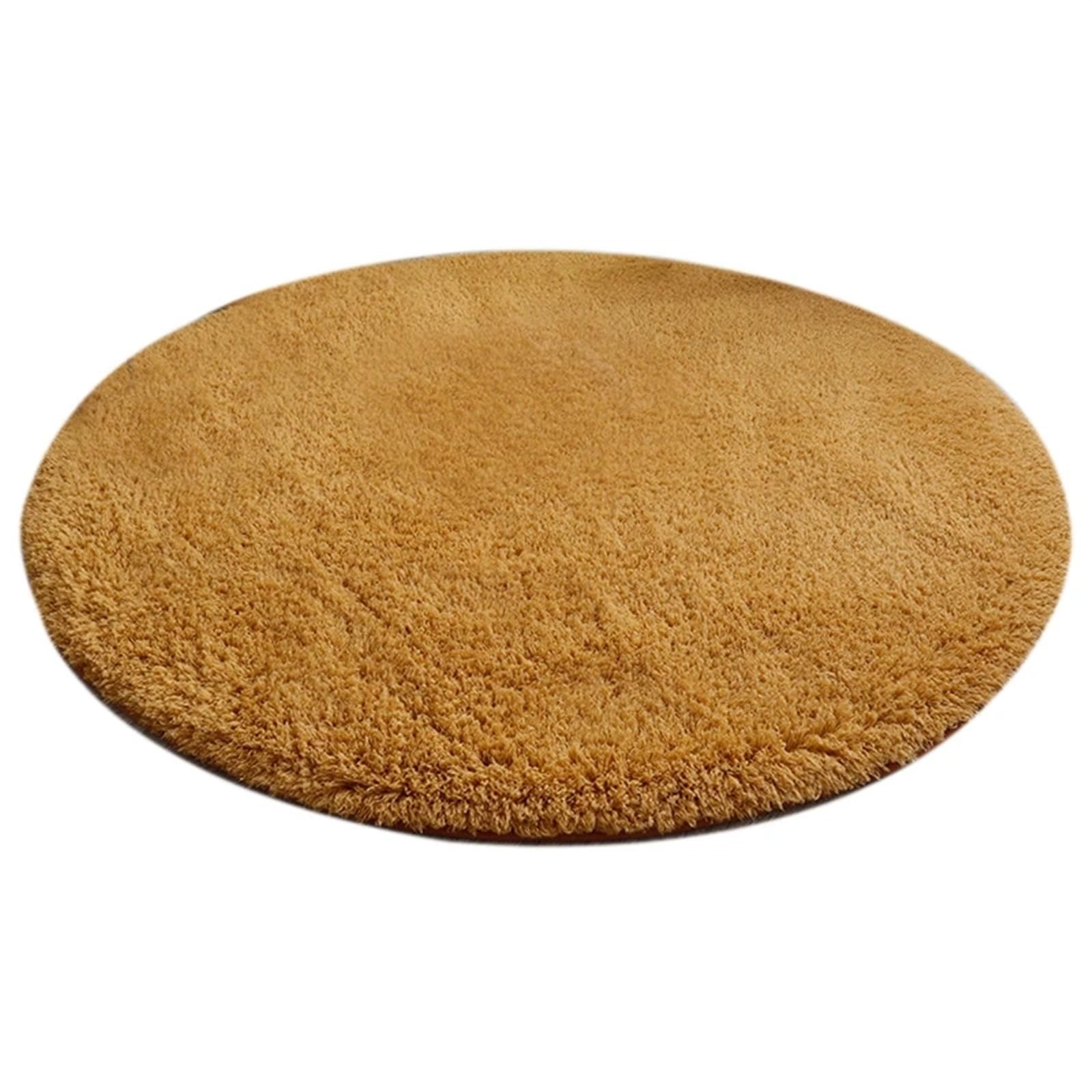Tapis salon rond épais isolant S3 pour protéger le sol froid de la chambre