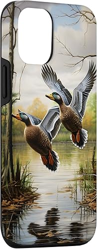 Miniatura 3 de iPhone 13 Duck Hunting  Tema de caza de cazadores y aves acuáticas, funda de patos