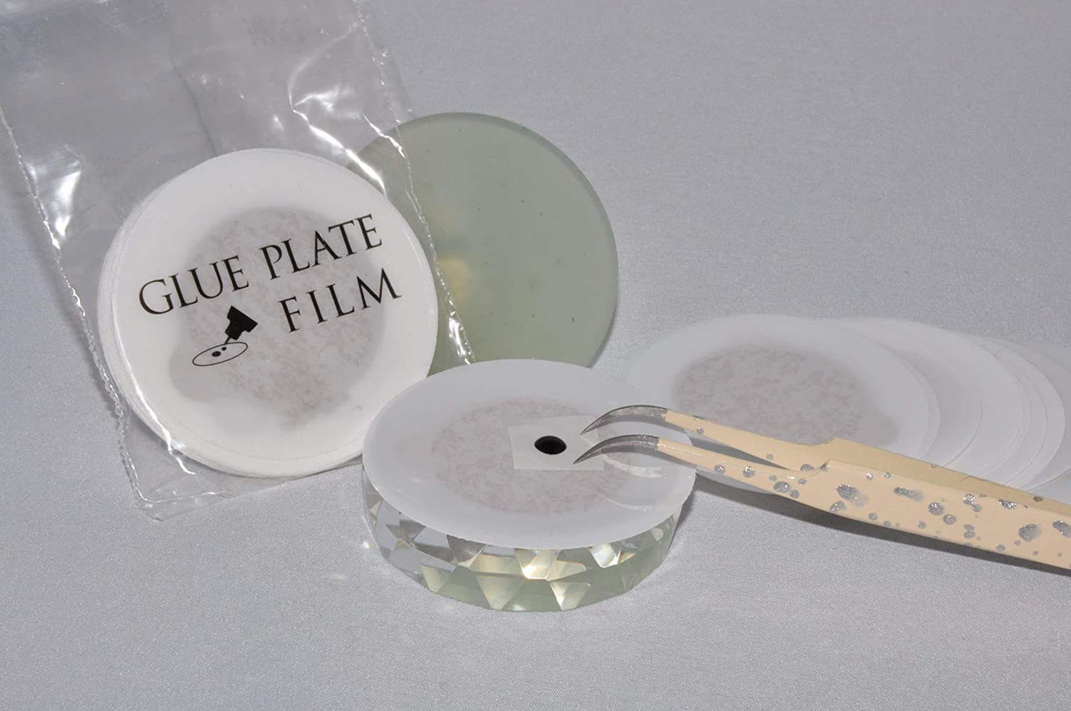 Glue Plate Film for Eyelash Extension Adhesive, Pack Of 30, Best Tool to Use for Easy Clean Up after Lash Extensions
