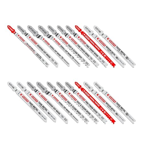 Diablo Juego de hojas de sierra caladora para madera, metal y plásticos - DJT20S