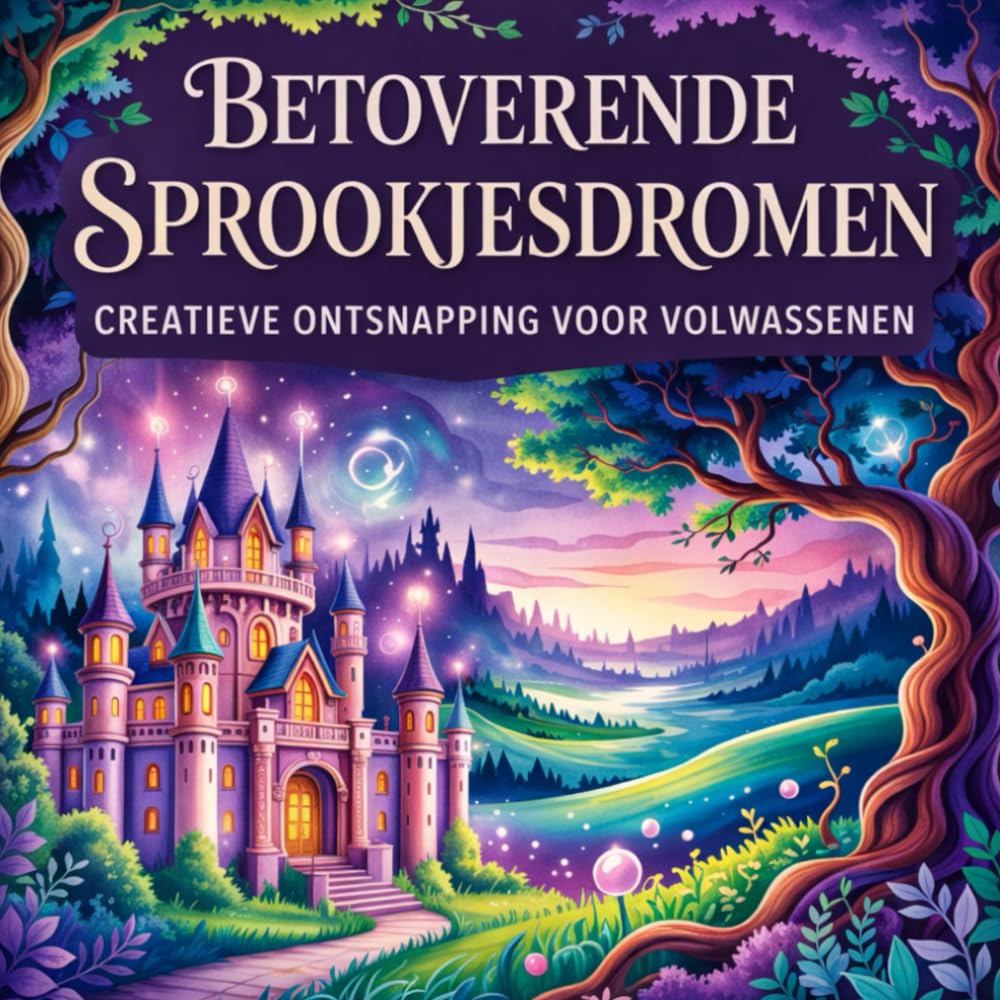 Betoverende sprookjesdromen – Fantasy kleurboek voor volwassenen en jongeren: Creatieve pauze vol fantasie en magische werelden, met feeën, elfen, ... meer voor ontspanning en stressvermindering